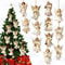 Wooden Christmas Angel Ornaments, Victorian Style Tree Decorations, Holiday Party Gift