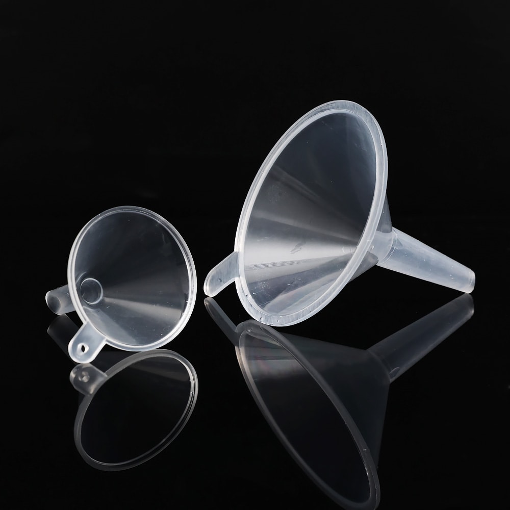Mini Transparent Plastic Funnel For Oil Perfume Lotion Liquid Diffuser Bottle Tools 2