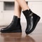 Leather Women Snow Boots Winter Boots With Wool Lining Large Size Winter Shoes 1