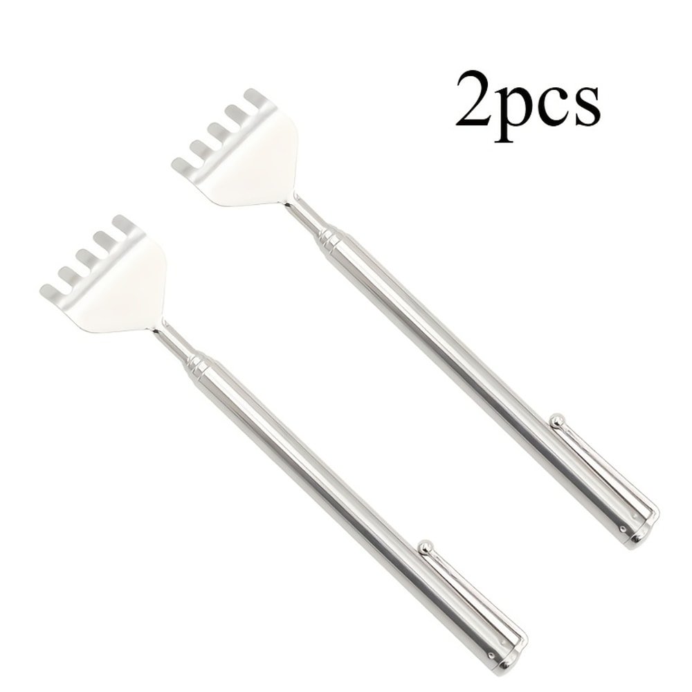 Extendable Back Scratcher for Men Portable Telescopic Metal Back Hand Massager Birthday Christmas