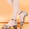 New Fashion Women Sandals, Gold and Silver Low Heel Shoes, Open Toe Summer Casual Shoes