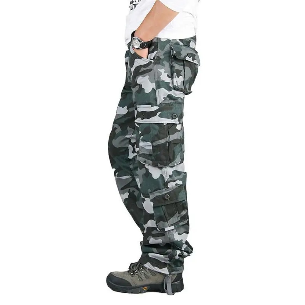 Tactical Cargo Pants For Men Cotton Overalls For Outdoor Work 9