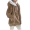 Autumn Winter Fashion Women Coat Cashmere Fleece Jacket 3