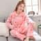 Women Autumn And Winter Warm Pyjamas Home Wear Coral Velvet Pajamas Girls Thickened Padded Flannel 4