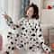 Women Autumn And Winter Warm Pyjamas Home Wear Coral Velvet Pajamas Girls Thickened Padded Flannel 5