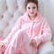 Women Autumn And Winter Warm Pyjamas Home Wear Coral Velvet Pajamas Girls Thickened Padded Flannel 1