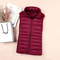 White Duck Down Jacket Women Vest Lightweight Puffer Sleeveless Winter Waistcoat Female Warm Outwea 4