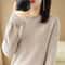 Autumn And Winter Cashmere Sweater Women Crew Neck Pullover Casual Knitted Top Short Undercoat Fash 4
