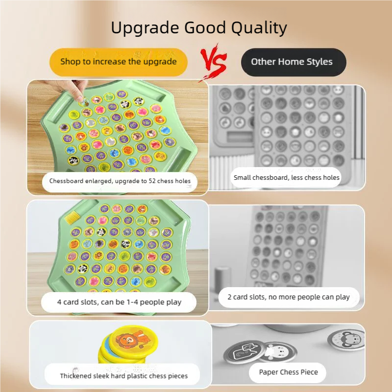 Animal Flip Chess Memory Game Board ParentChild Interactive Family Party Game Children Adult Table 1