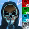 Halloween Adult Purification Mask LED Glowing Skull Cold Light Mask Terror Mask Role Playing Masque 0