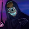 Halloween Adult Purification Mask LED Glowing Skull Cold Light Mask Terror Mask Role Playing Masque 3