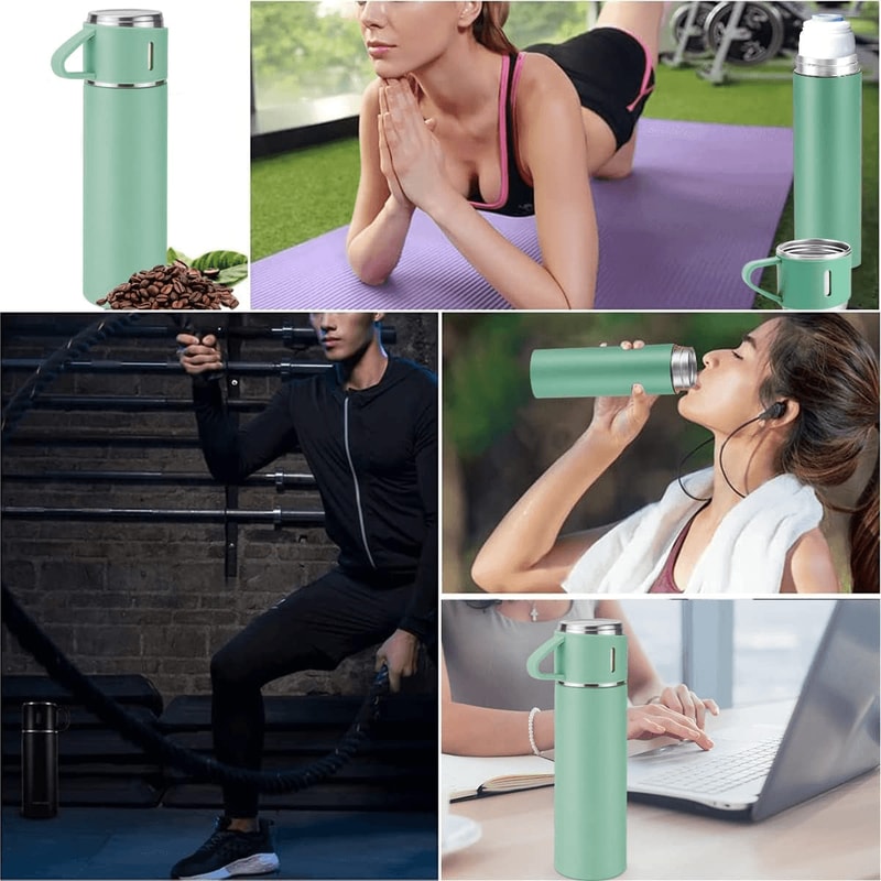 Portable Coffee Mug Stainless Steel Thermos Bottle Vacuum Insulated Travel Bottle Office Business G 5
