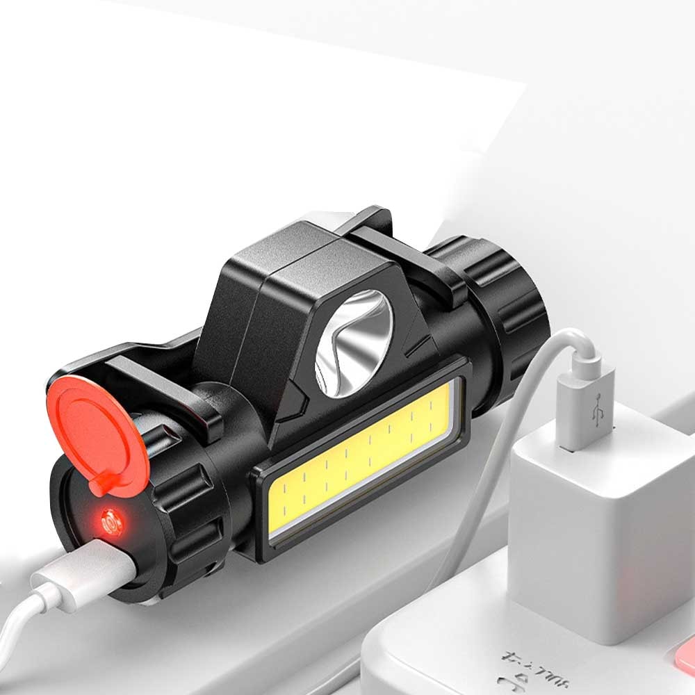 LED White Portable Light Wrist Lamp USB Wrist Band Flash Lamp Night Cycling Running Fishing Strap 1