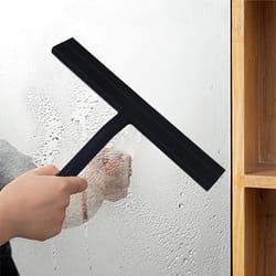 bathroom shower squeegee, household glass wiper, silicone scraper, tiles cleaning tool with hanging holder