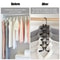 Clothes Drying Rack Mounted Hanger Indoor Space Saving Detachable Storage Holder 4