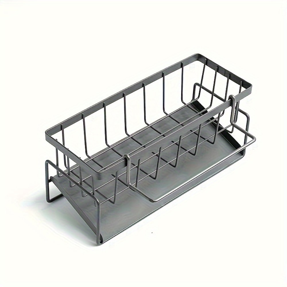 Kitchen Shelf Drain Rack NonPerforated Household Seasoning Rack Sink Faucet Storage Rack For Kitche