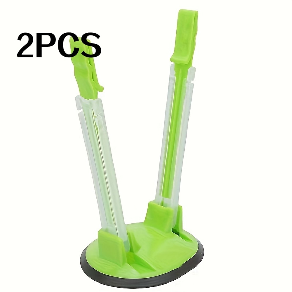 Retractable Kitchen Bag Holder Fresh-Keeping Bag Stand, Household Storage Rack