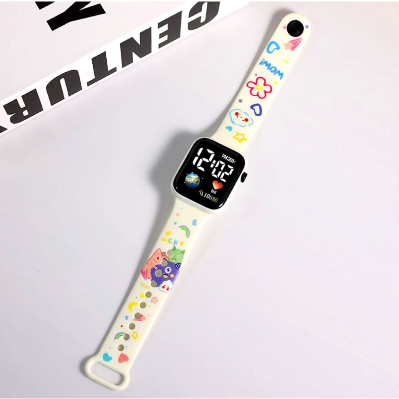 Hello Kitty Digital Watch New Stitch Children Watches Girls Digital Watch For Women 3