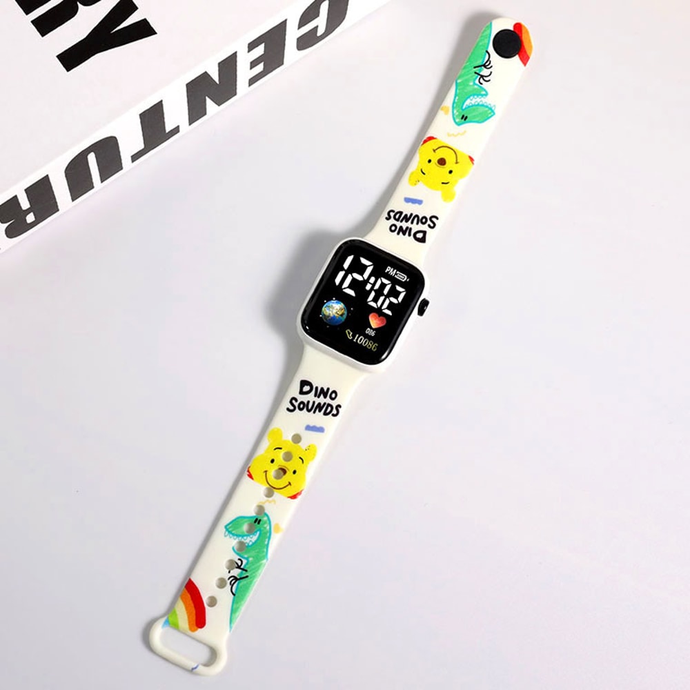 Hello Kitty Digital Watch New Stitch Children Watches Girls Digital Watch For Women 4