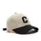 Fashion Baseball Cap For Women And Men Color Block Design Letter C Patch Summer Sun Visor 5