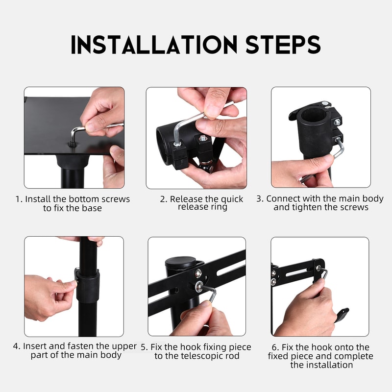 Think Rider Aluminium Alloy Bike Rack Adjustable Hook Floor Standing Bike Storage 3