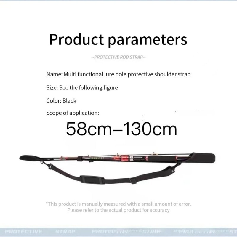 Adjustable Fishing Rod Storage Bag Portable Fishing Rod Protector Reel Fishing Accessories 4