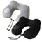 Press and Inflate Portable Neck Pillow, Detachable for Cleaning, Suitable for Travel, Camping, and Business Trips