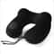 Press and Inflate Portable Neck Pillow, Detachable for Cleaning, Suitable for Travel, Camping, and Business Trips