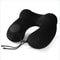 Press and Inflate Portable Neck Pillow, Detachable for Cleaning, Suitable for Travel, Camping, and Business Trips