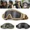 New Air Soft Tactical Goggles Wind Proof Dust Proof Motorcycle Glasses 0