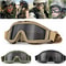 New Air Soft Tactical Goggles Wind Proof Dust Proof Motorcycle Glasses 0
