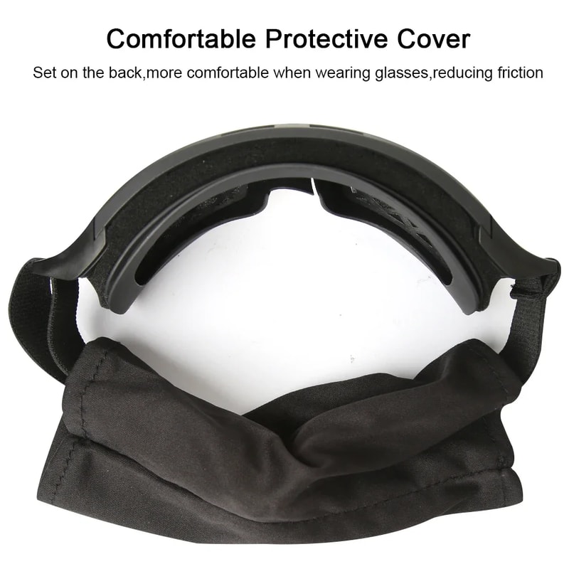 New Air Soft Tactical Goggles Wind Proof Dust Proof Motorcycle Glasses 2