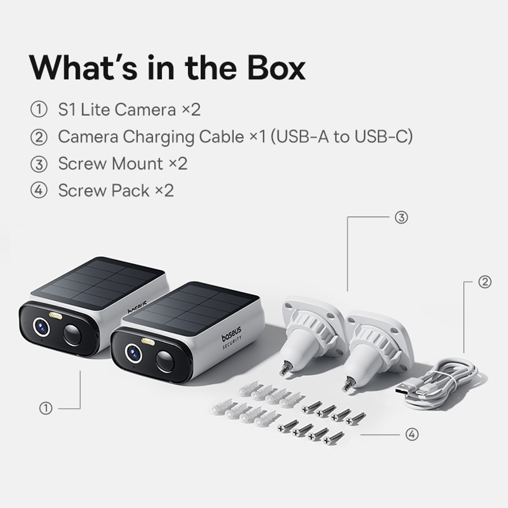 Security Lite Solar Wireless Outdoor Camera Continuous Power WiFi Camera 7