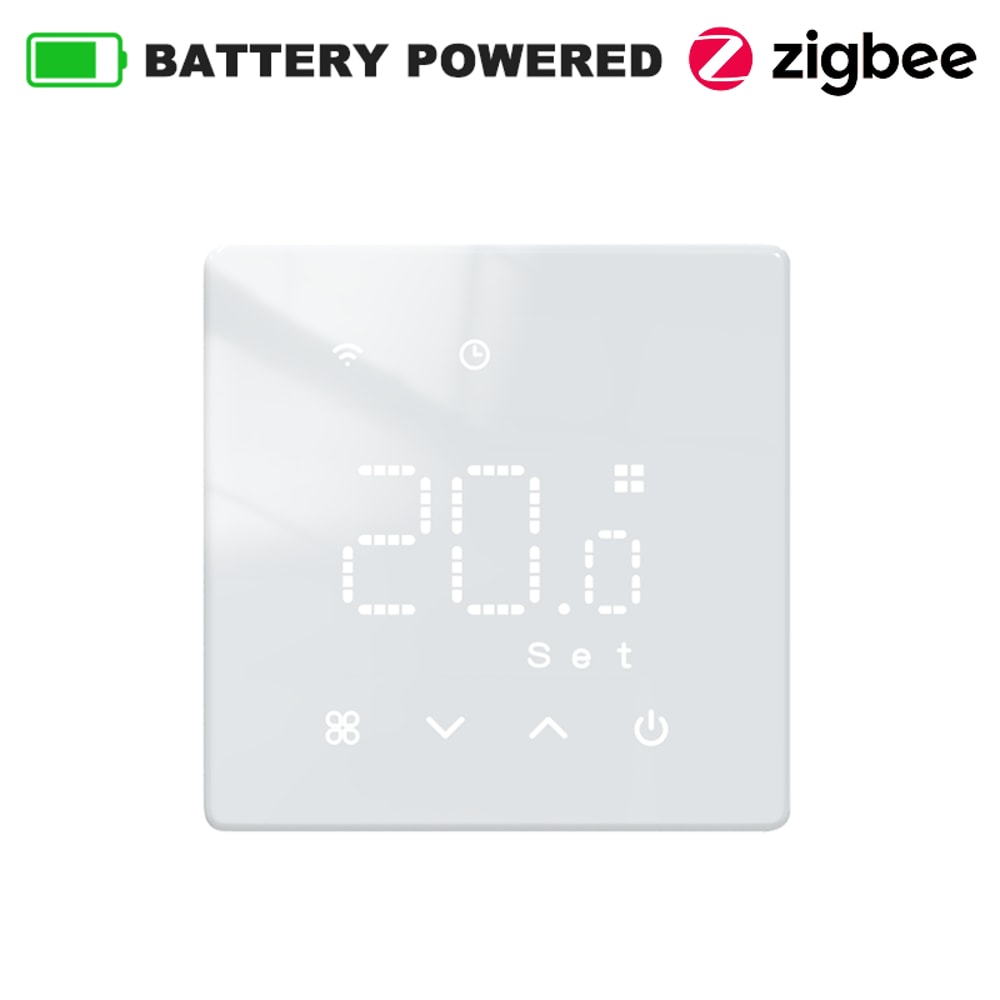 Smart WiFi Thermostat Zigbee Wireless Temperature Controller Battery Powered For Water And Gas Boil 8