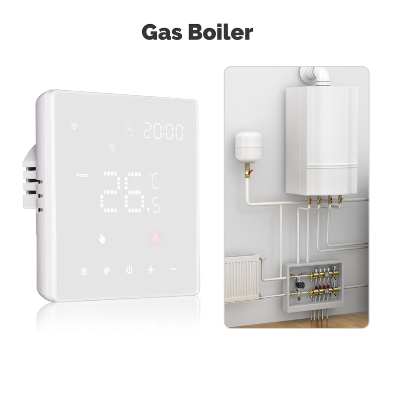 WiFi Smart Thermostat Programmable Temperature Controller Electric Heating With Alexa And Google Ho 7