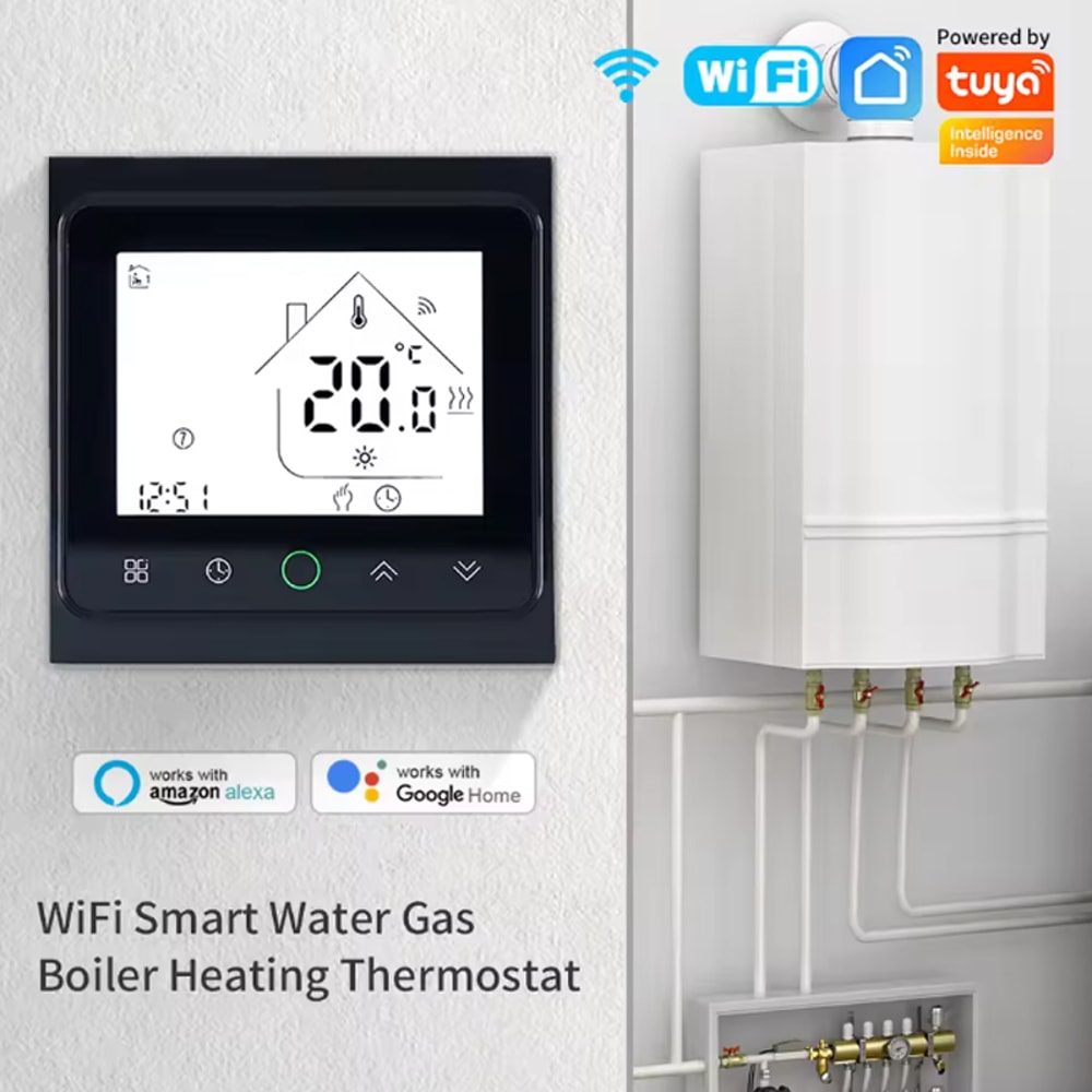 Smart Living WiFi Thermostat Electric Floor Heating Controller For Alexa And Google Home Integratio 5