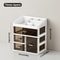 Cosmetics Storage Box Drawer, Large Capacity Skincare Display Rack, Dust proof Desktop Storage Box