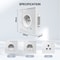 ZigBee Smart Wall Socket Glass Panel Outlet With Power Monitor Tuya Wireless Control Mesh Timer Ale 5