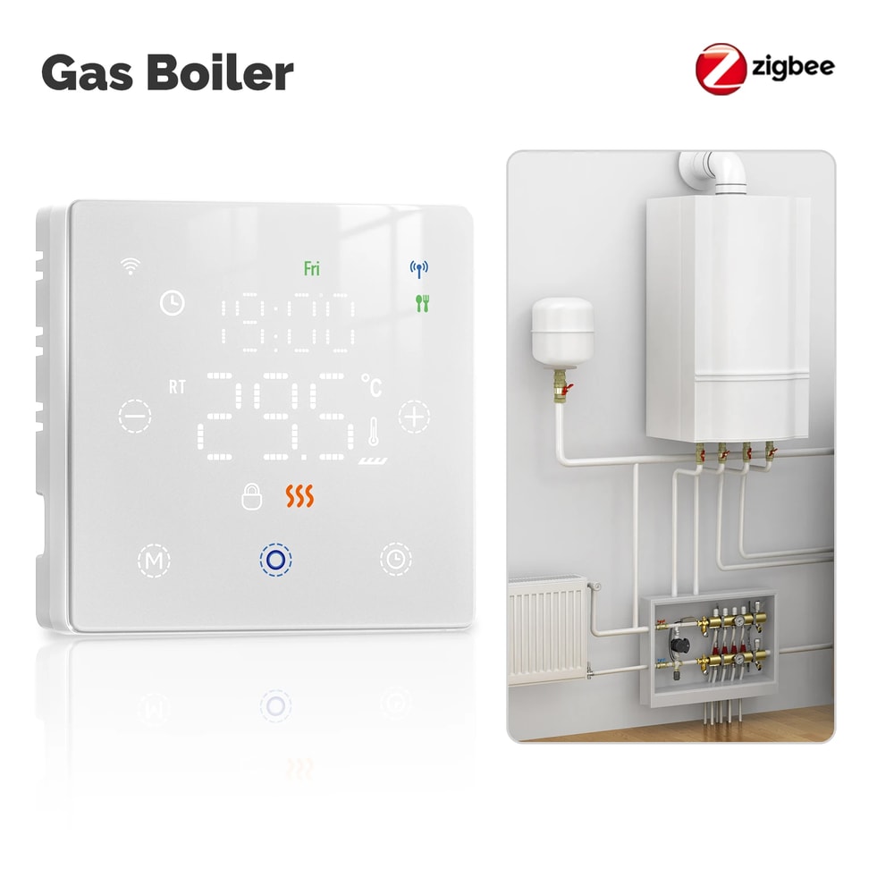 Smart Thermostat Battery Powered Thermo Regulator By Alexa Google Home 8