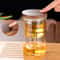 New Tea Pot With Magnetic Switch Glass Wood Handle Tea Separation 5