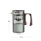 New Tea Pot With Magnetic Switch Glass Wood Handle Tea Separation 9