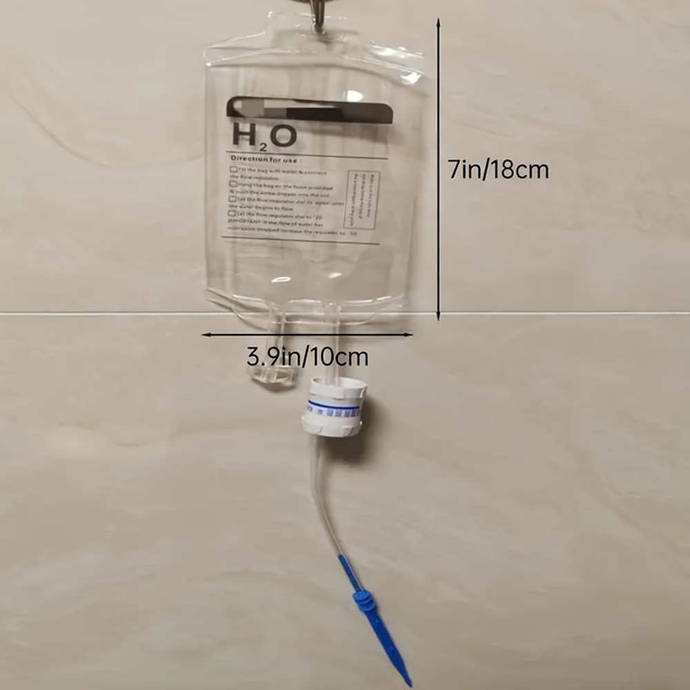 Plant Self Watering System Adjustable Flow Drip Irrigation Bag PVC Automatic Drip System For Indoor 3