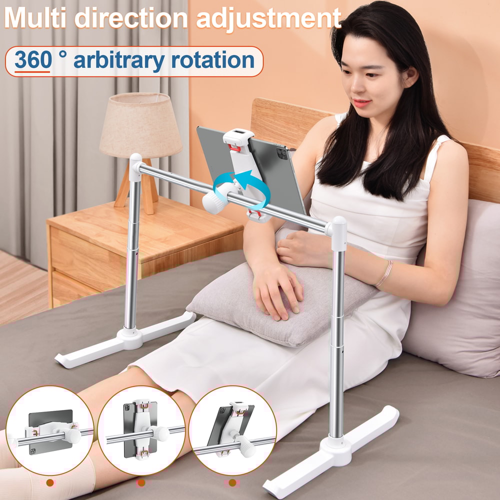 Bed Sofa Phone Holder Adjustable Tablet Pad Stand Fold Able Desktop Bracket Lazy Bracket Phone Clip 1