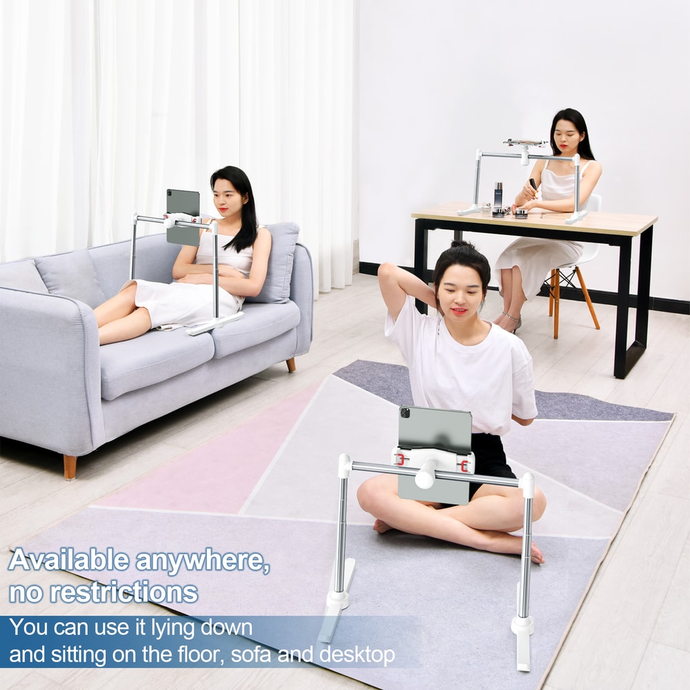 Bed Sofa Phone Holder Adjustable Tablet Pad Stand Fold Able Desktop Bracket Lazy Bracket Phone Clip 4