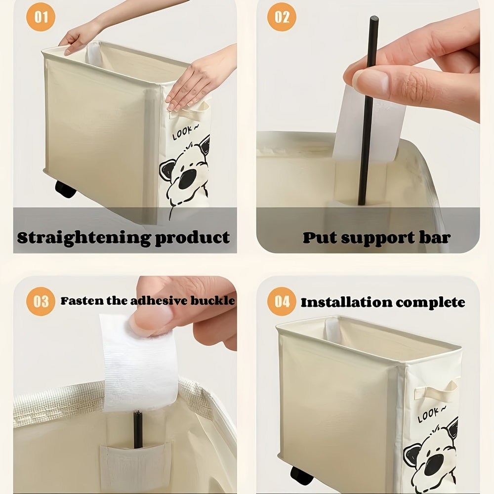 Under Table Rolling Storage Cart Essential For Mobile Office Organization Perfect Gift For Mothers 1