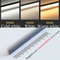 Builtin LED Strip Cabinet Shelf Panel Edge Light Lamp Invisible Glow Cupboard Back Light 1