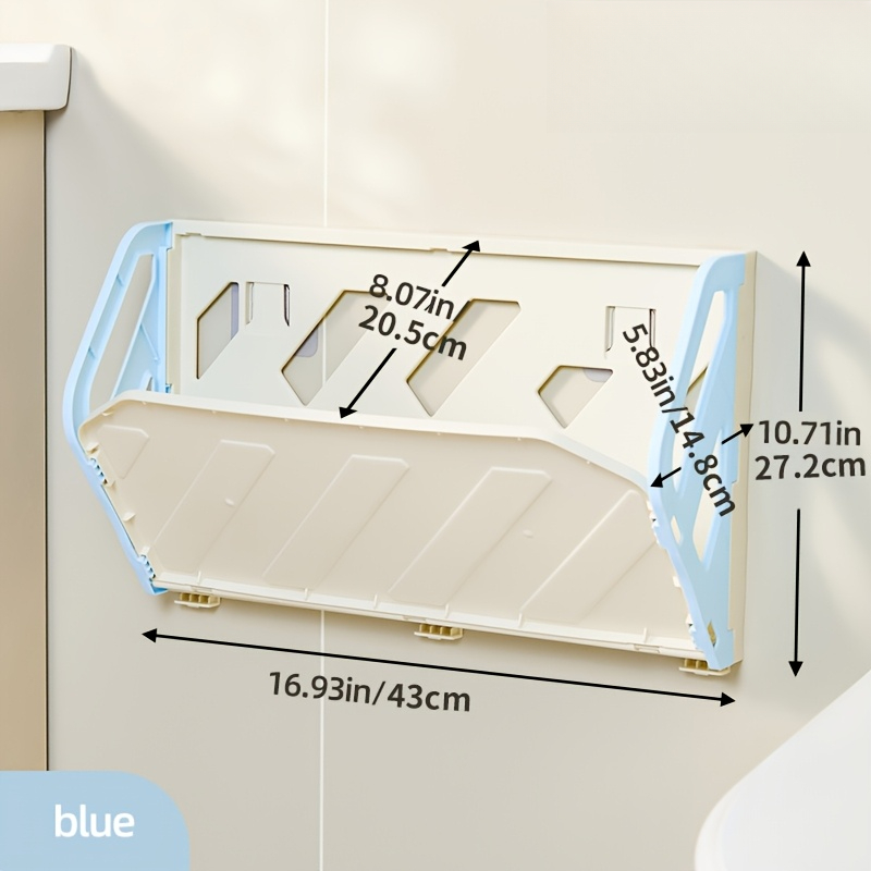 WallMounted Shoe Rack MultiLayer Space Saver Hidden Storage Shelf Foldable Plastic Organizer NoDril