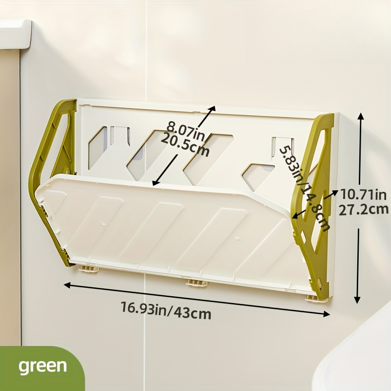 WallMounted Shoe Rack MultiLayer Space Saver Hidden Storage Shelf Foldable Plastic Organizer NoDril