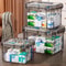 Large Transparent Household Medicine Box With Portable Handle MultiFunctional DustProof Organizer B 1