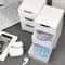 Plastic Cosmetic Storage Organizer, Multi Functional Storage Box with Drawers, Countertop Jewellery and Office Supplies